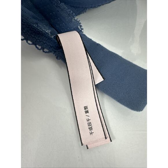 Victoria Secret Dream Angels Push Up Bra Lace Blue 36B - Picture 10 of 15